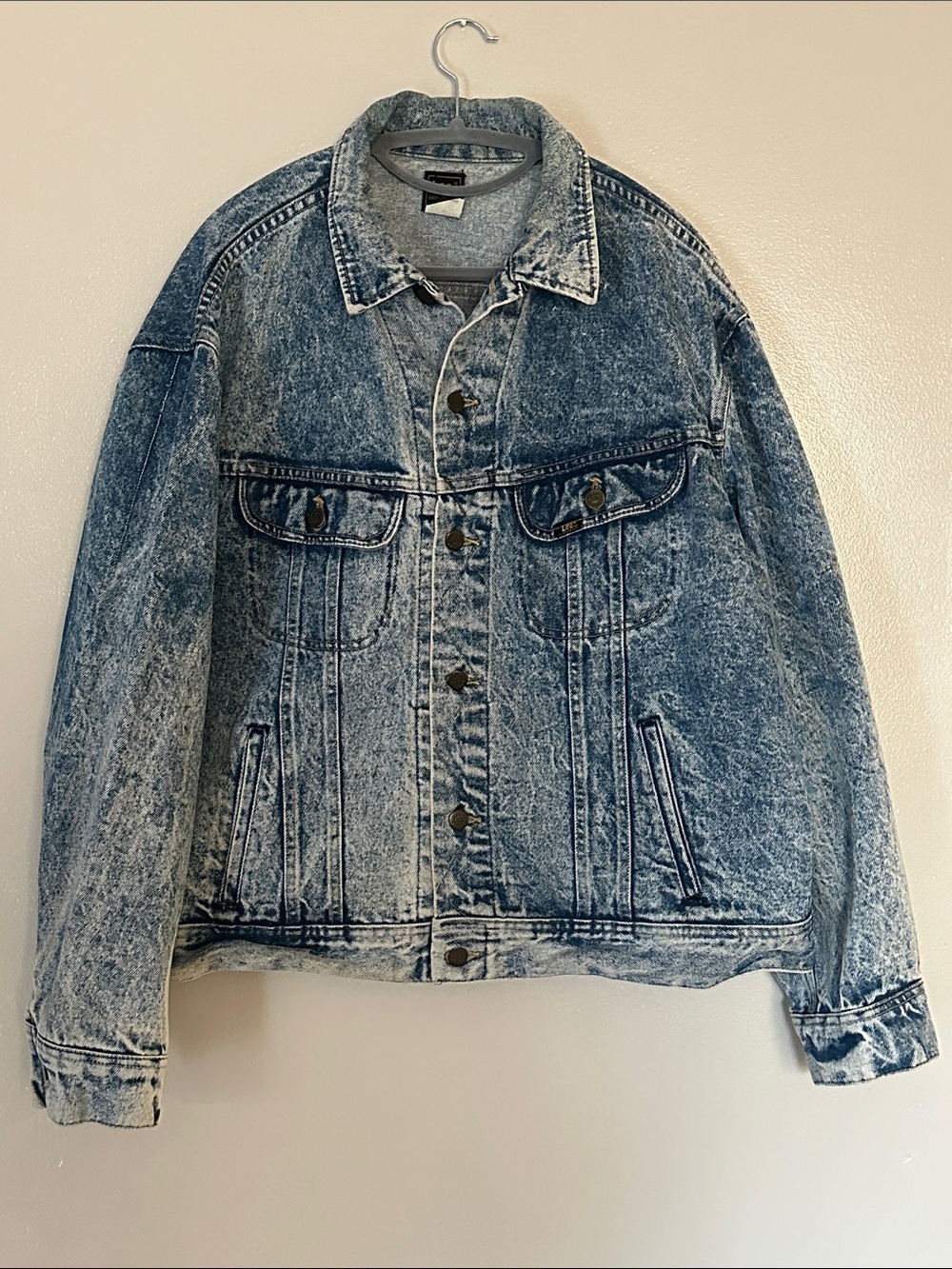 Vintage Lee Riders Blue Jean Jacket Boxy Trucker Western Americana Workwear USA